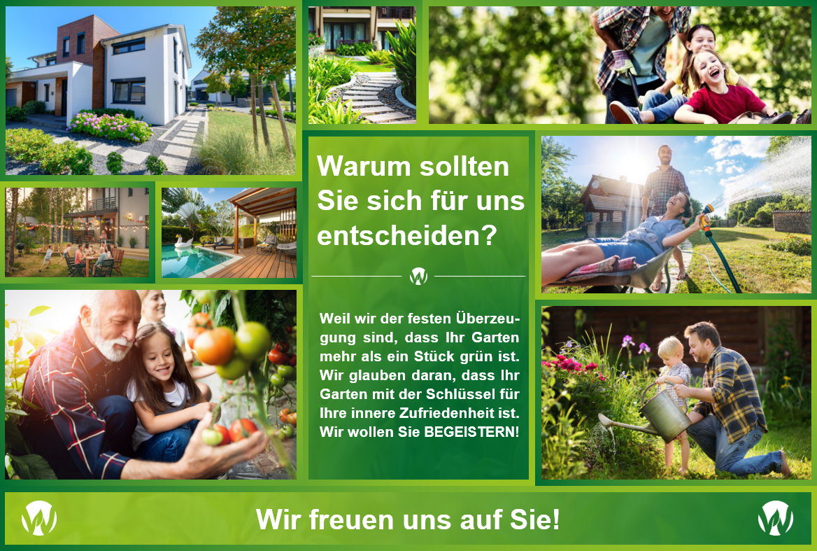 Bild mit Text warum man sich für Wuchner Gartenbau entscheiden sollte Desktop - Gartenbau Lörrach, Waldshut