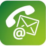 Kontakt aufnehmen Gartenpflege im Abo, Lörrach, Waldshut - Kontaktsymbole - Kontakt aufnehmen